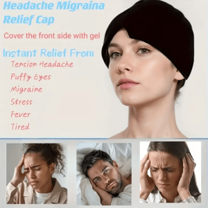 Gel Ice Pack Headache Migraine Relief Cap